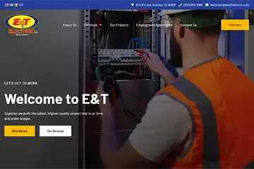 Greeley electrician site built in WordPress