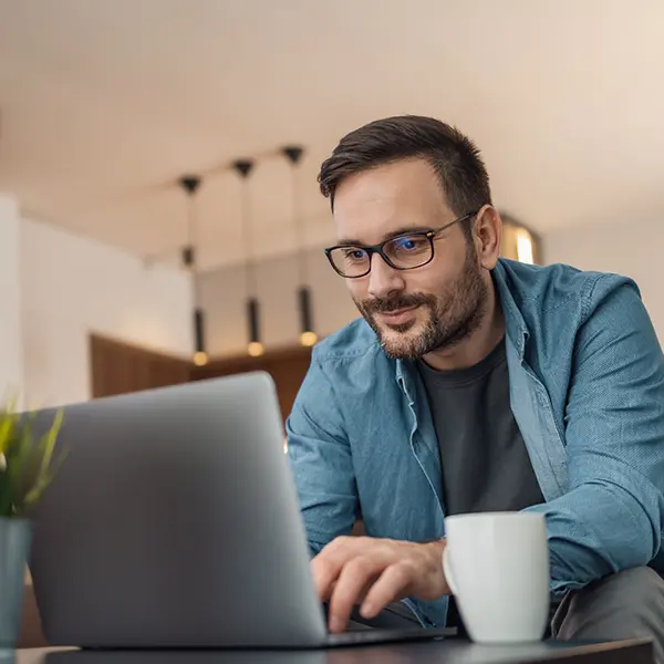 Business owner scheduling a Zoom meeting