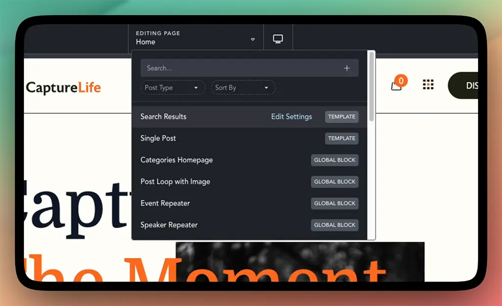 Breakdance Builder UI