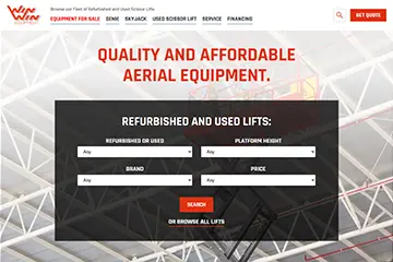 Equipment sales in WooCommerce