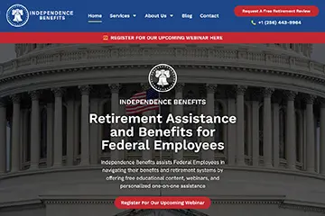 Web design for assistance and benefits for federal employees