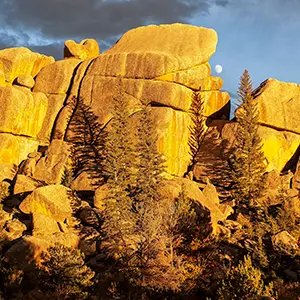 Vedauwoo rock formations in Wyoming