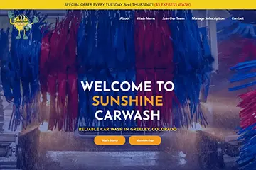 Sunshine Car Wash in Greeley CO