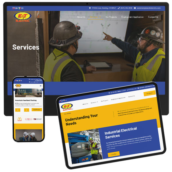 Greeley web design on multiple devices