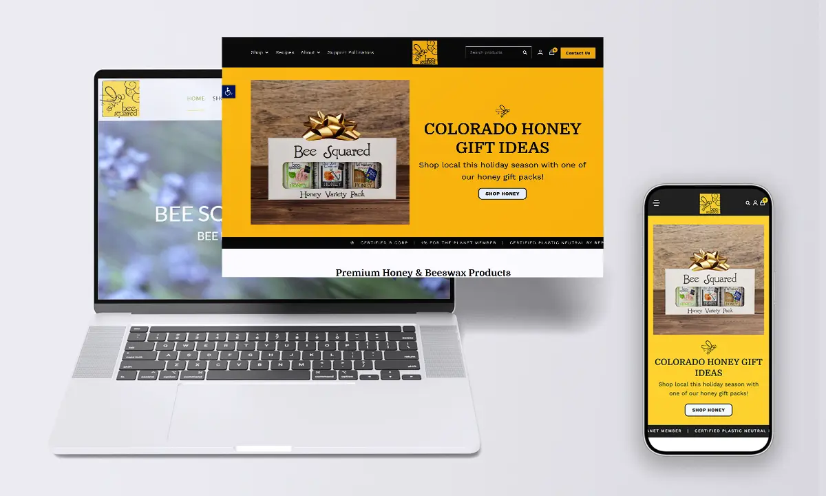 Homepage rebuild before and after