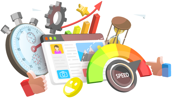 website speed graphic