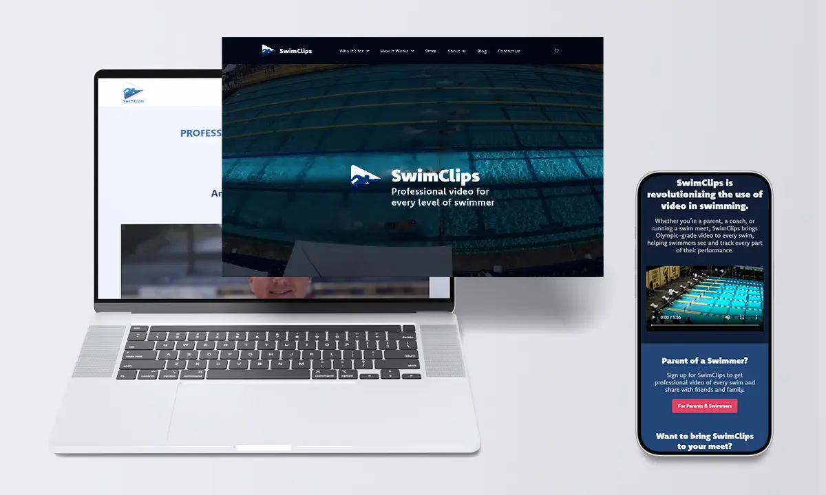 Swimming product rebuild and mobile