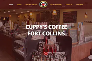 Cuppys Coffee Shop site